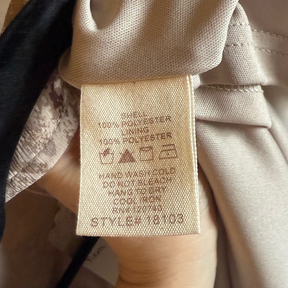NWT Hem & Thread Chiffon Wrap Dress - Picture 4 of 8
